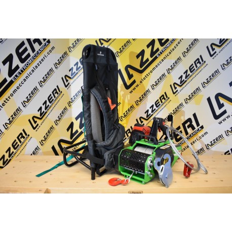 Verricello Forestale Docma VF150 Automatic con Carrucola rinvio, cordino Chocker e zaino